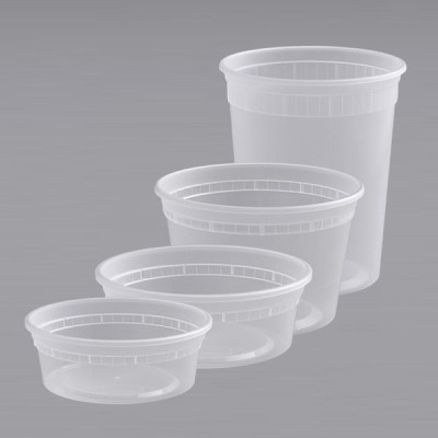 Heavy Duty 8 - 12 - 16 - 32 oz. Microwavable Translucent...