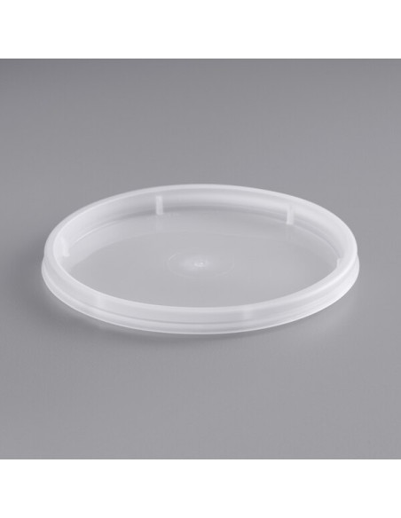 Heavy Duty Microwavable Translucent Plastic Deli Container LIDS fits 8oz to 32oz 480/Case