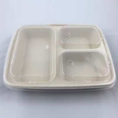 EccoCane 3-Comp PP5 Plasitc Microwavable Lid