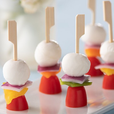 Bamboo Food Pick 4 1/2" Skewers 1000/Box 2