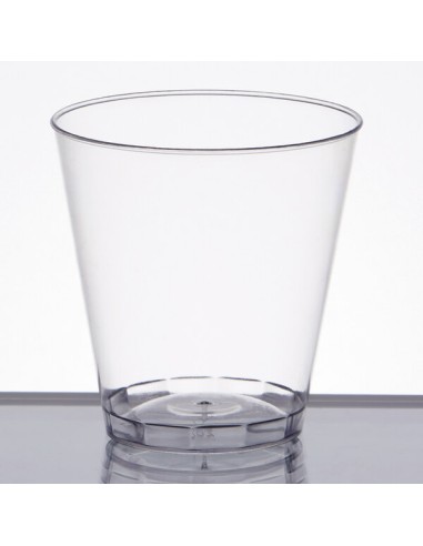 Fineline Quenchers 402-CL 2 oz. Plastic Shot Cup - 2500/Case