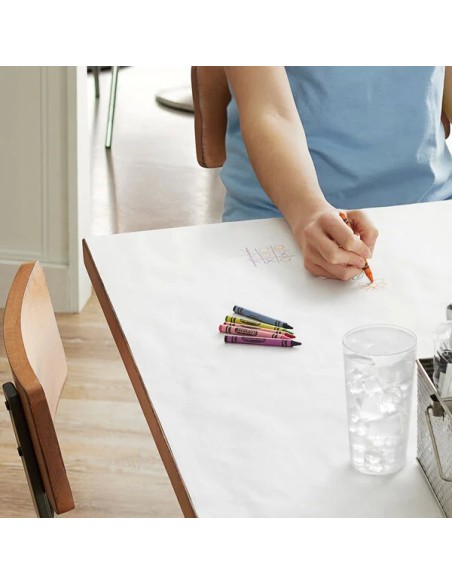 24" x 24" No.40 White Butcher Paper Table Cover - 469/Bundle