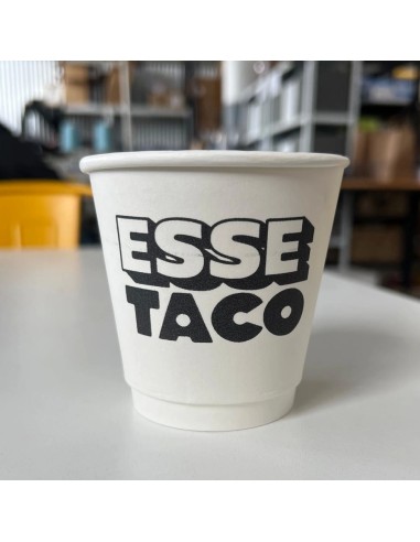 Esse Taco 9 oz white cup 1000/Case