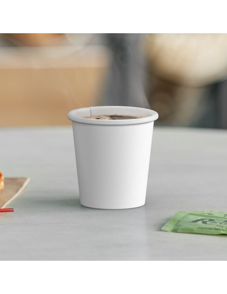 Solo 4 oz White Paper Cup - 1000/Case