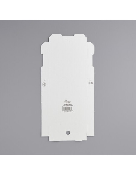 12" x 12" x 2" White Plain Pizza Box - 50/Bundle