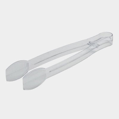 Fineline Platter Pleasers 9" Clear Disposable Ridged...