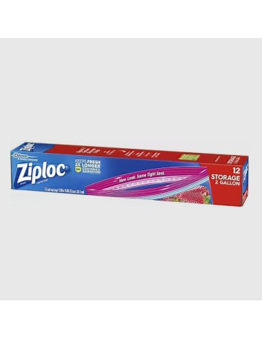 Ziploc Storage Bags, Jumbo 2 Gallon Size (90 Bags)