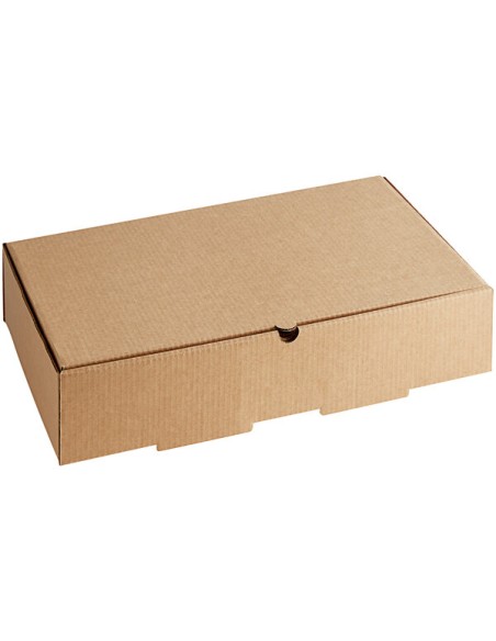 21" x 13" x 4" Deep Full Pan Corrugated Catering Box - 25/Case