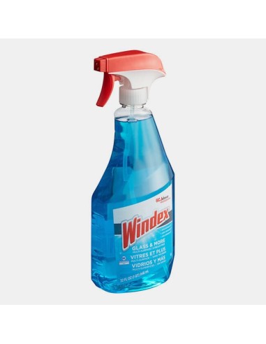 Windex® Glass & More 32 fl. oz. Glass and Multi-Surface Cleaner with Ammonia-D - 8/Case