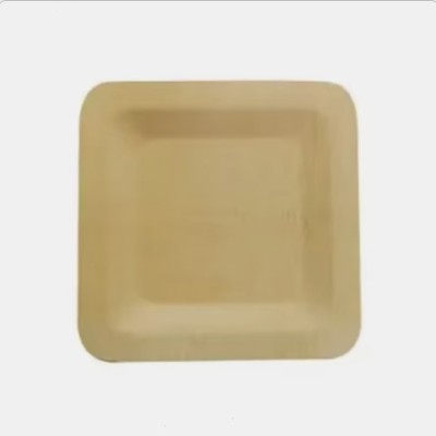 Plate 7 IN Bamboo Bamboo Square 100/Box