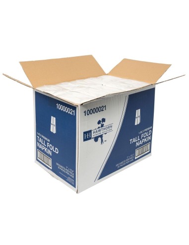 Hawthorn White 1 Ply Premium Paper Tall Fold...