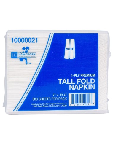 Hawthorn White 1 Ply Premium Paper Tall Fold...