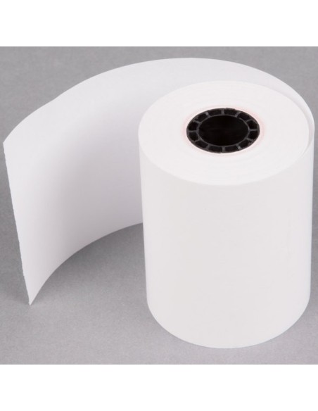 2 1/4" x 85' Thermal Cash Register POS / Calculator Paper Roll Tape - 50/Case