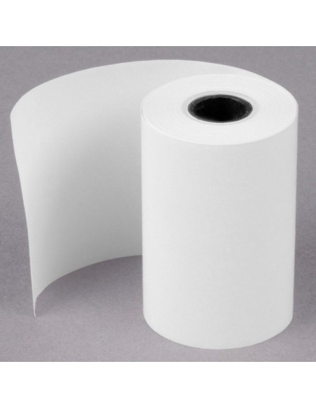 2 1/4" x 60' Thermal Cash Register POS / Calculator Paper Roll Tape - 50/Case