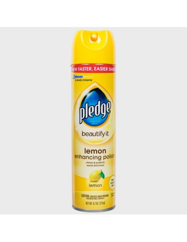 SC Johnson Pledge® 9.7 oz. Lemon Clean Aerosol Furniture Spray 2 pack