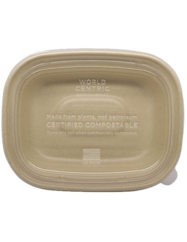 Eccocane PLA Dome Lids  34 oz  300/Case