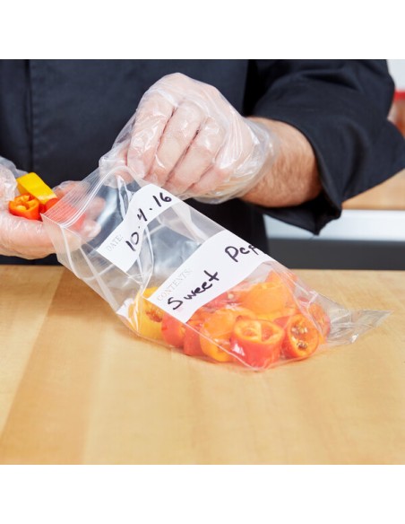 LK Packaging 7" x 8" Standard Weight 1 Qt. Seal Top Bag - 500/Box