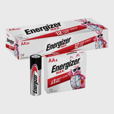 Energizer MAX E92BP-24 AA Alkaline Batteries - 24/Pack