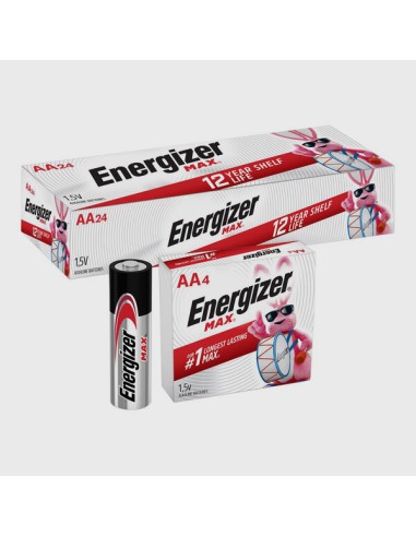 Energizer MAX E92BP-24 AA Alkaline Batteries - 24/Pack