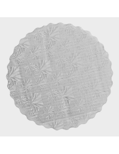 Enjay 10" Silver Laminated Corrugated Cake...