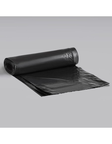 Black Garbage Bag, Roll,  40-45 Gal, 1.2 Mil 100/Case