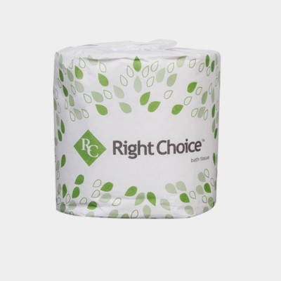 Right Choice Toilet paper 2 Ply 400-Sheets White 96 count