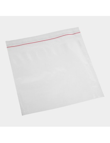 LK Packaging HD07 Flip Top Sandwich Bag - 6 3/4" x 6 3/4", Poly 1000/Case