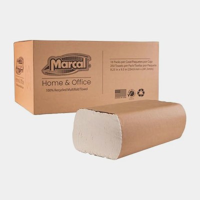 Marcal 9.25 " x 9.5" W White Paper Multi-Fold Towel...