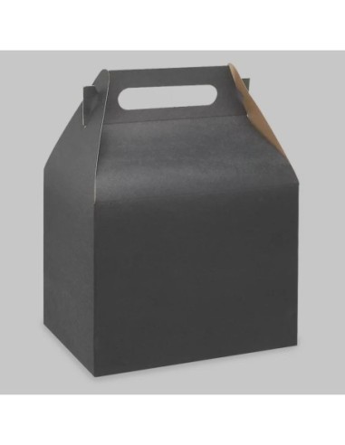 Gable Boxes - 10 x 7 x 8", Black