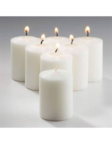 15 Hour White Votive Candles 144/Case