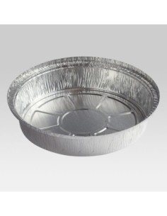 9" Round Heavy Weight Foil Take-Out Pan - 500/Case