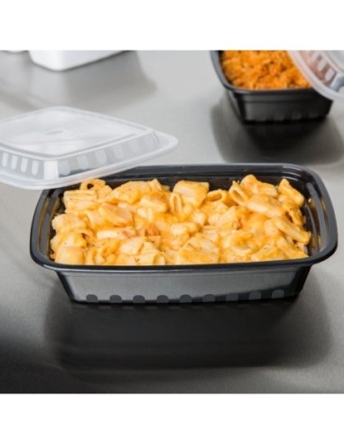 Black Rectangular 24oz Microwavable Heavy...