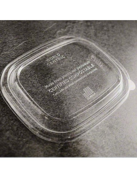 Eccocane PLA Dome Lids  34 oz  300/Case