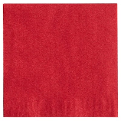 Choice Red 2-Ply Customizable Beverage / Cocktail Napkin...