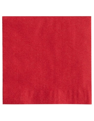 Choice Red 2-Ply Customizable Beverage / Cocktail Napkin - 1000/Case