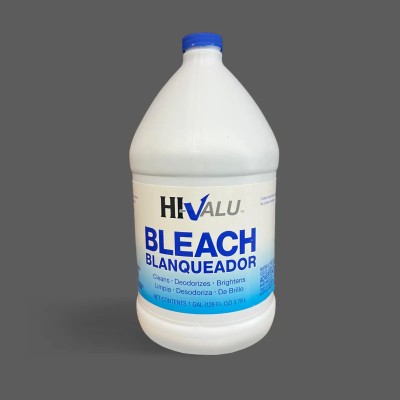 Hi-Valu Cleaning Bleach 1 Gallon/128 oz Bottle 6/Case
