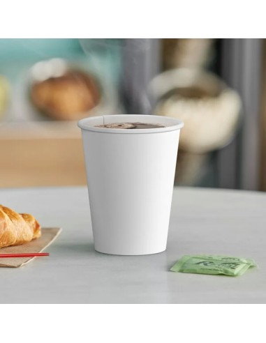 White Paper Hot Cup – 600-1000/Case 10-20 oz.