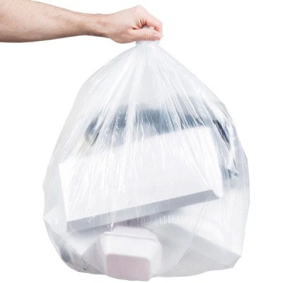 33 GAL 1.5MIL Clear garbage bag 500 2