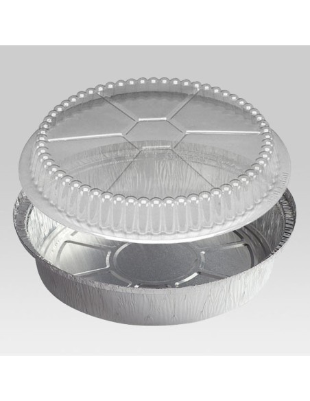 7" Round Heavy Weight Foil Take-Out Pan - 500/Case