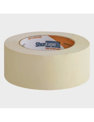 Shurtape CP 083 1.88" x 60 Yards Natural Utility Grade Masking Tape 101536 - 6/Pack