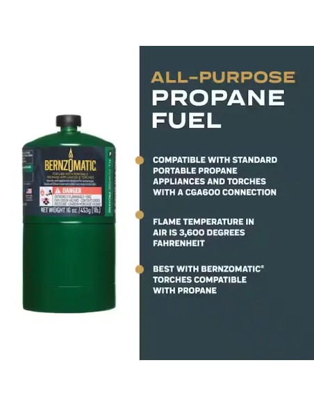 1 lb. All-Purpose Propane Gas Cylinder (2-Pack)16oz