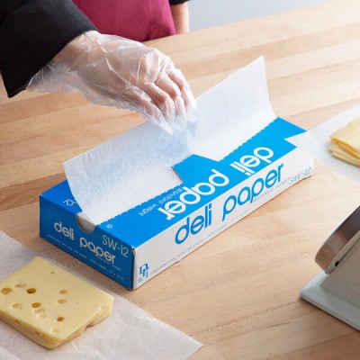 12" x 10 3/4" Interfolded Deli Wrap Wax Paper -...