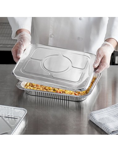 Foil Steam Table Pan Lid - Half Size - 100/Case