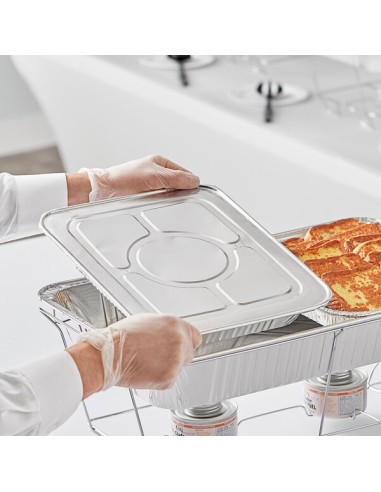 Foil Steam Table Pan Lid - Half Size - 100/Case