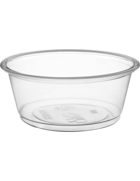 Dart Solo 3.25oz clear plastic souffle cup/portion cup 2500/case