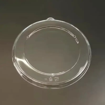 Lid Flat Plastic Clear Round For 24-32-48 OZ Bowl 300/Case