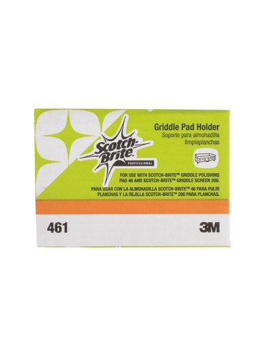 3M 461 Scotch-Brite® Griddle Pad Holder with Polishing Pad and Screen