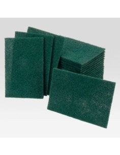 Polystyrene Heavy Duty Scouring Pads Green, 6" x 9"  60/Case