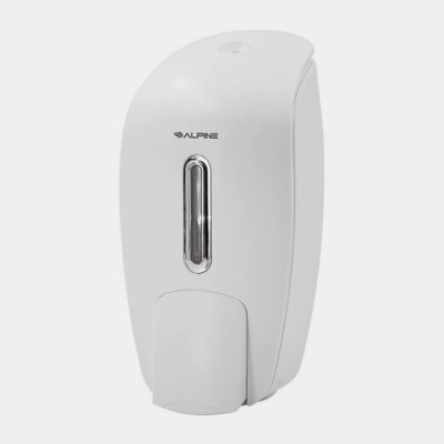 Alpine 425-WHI Soap & Hand Sanitizer Dispenser, White,...