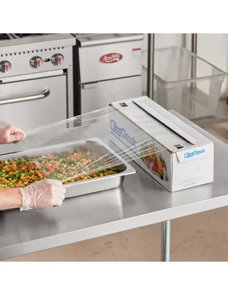 Cling 18" x 2000' PVC All Purpose Plastic Film